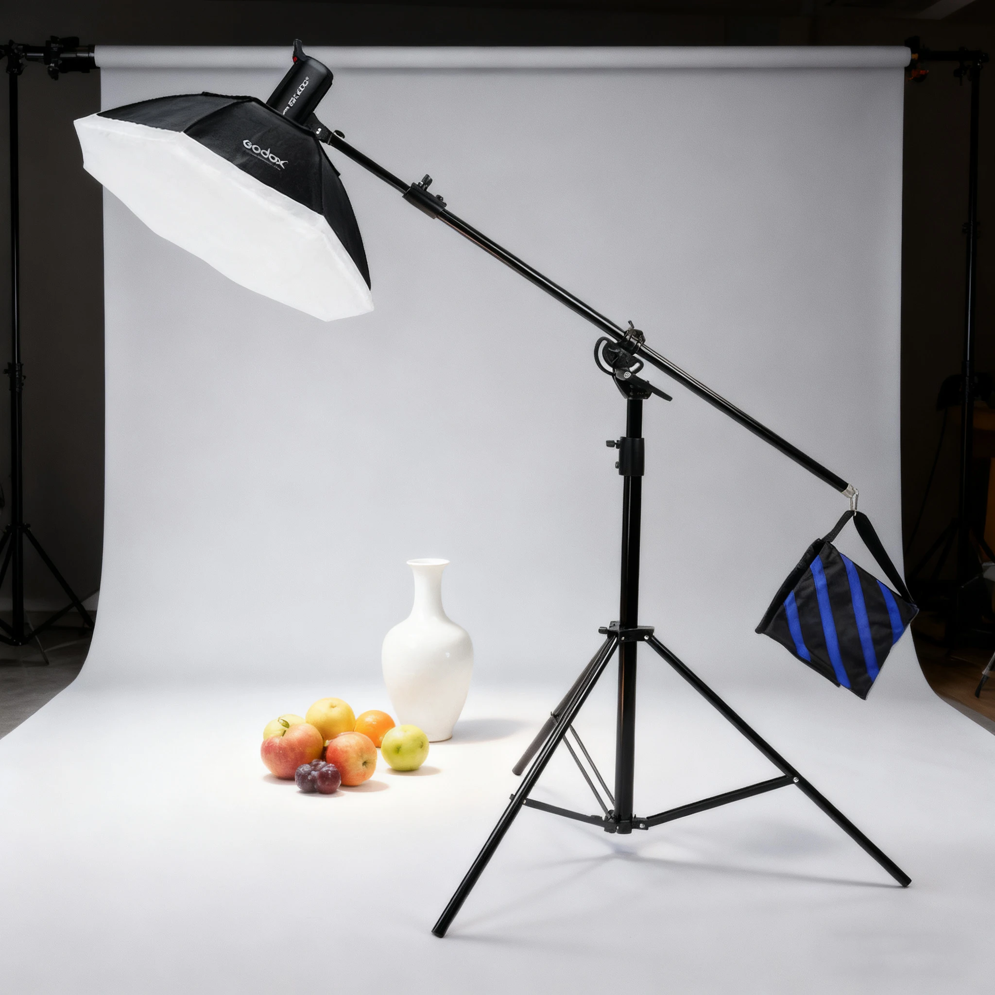 المهنية 2 في 1 متعددة الأغراض ضوء حامل بوم الذراع الألومنيوم ترايبود متعدد العلامات التجارية متوافق مع استوديو الصور الملحقات #1