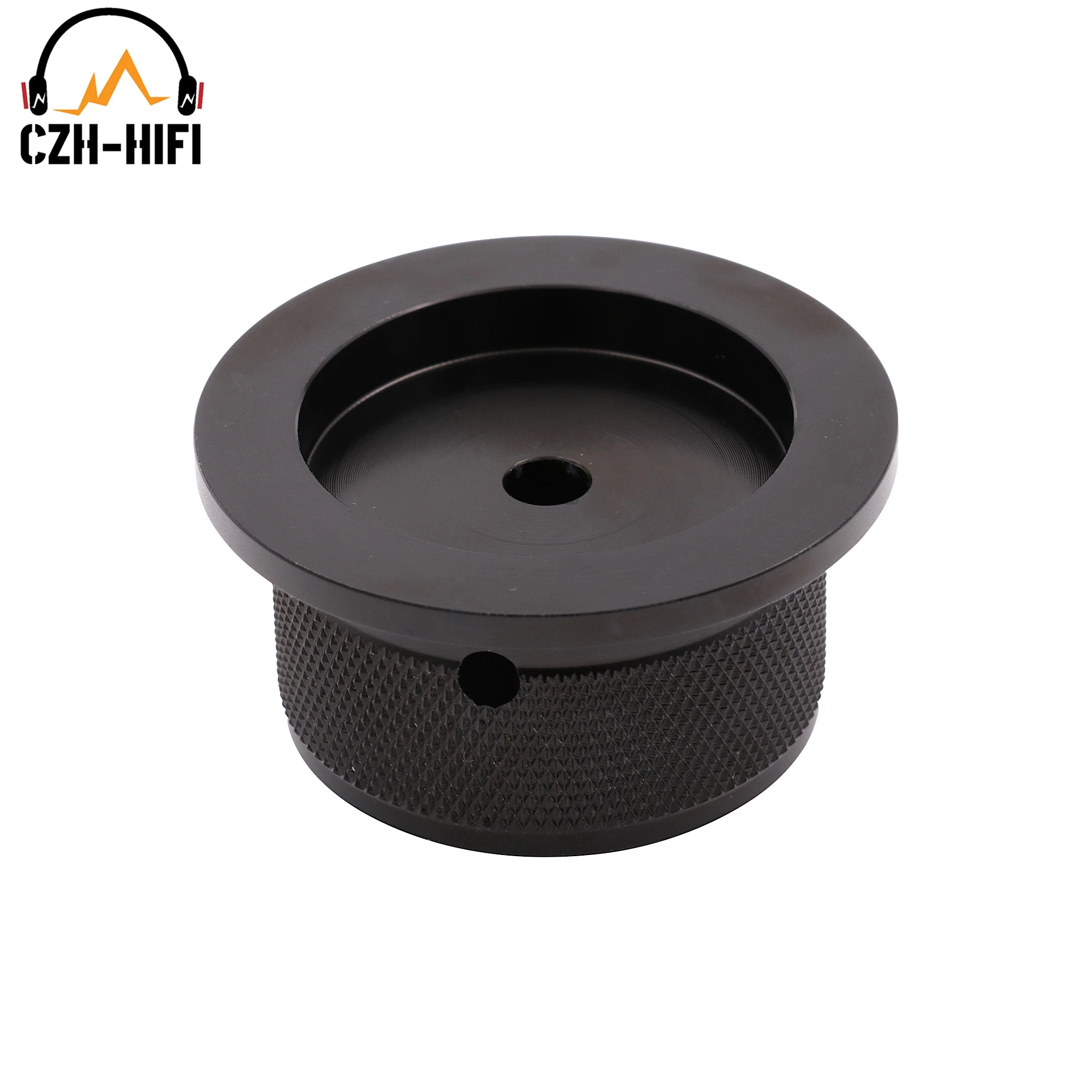 1pc 50x25mm Audio Volume Control Knob CNC Machined Solid Aluminum Knob for CD Player Amplifier Radio Turntable Speaker Guitar