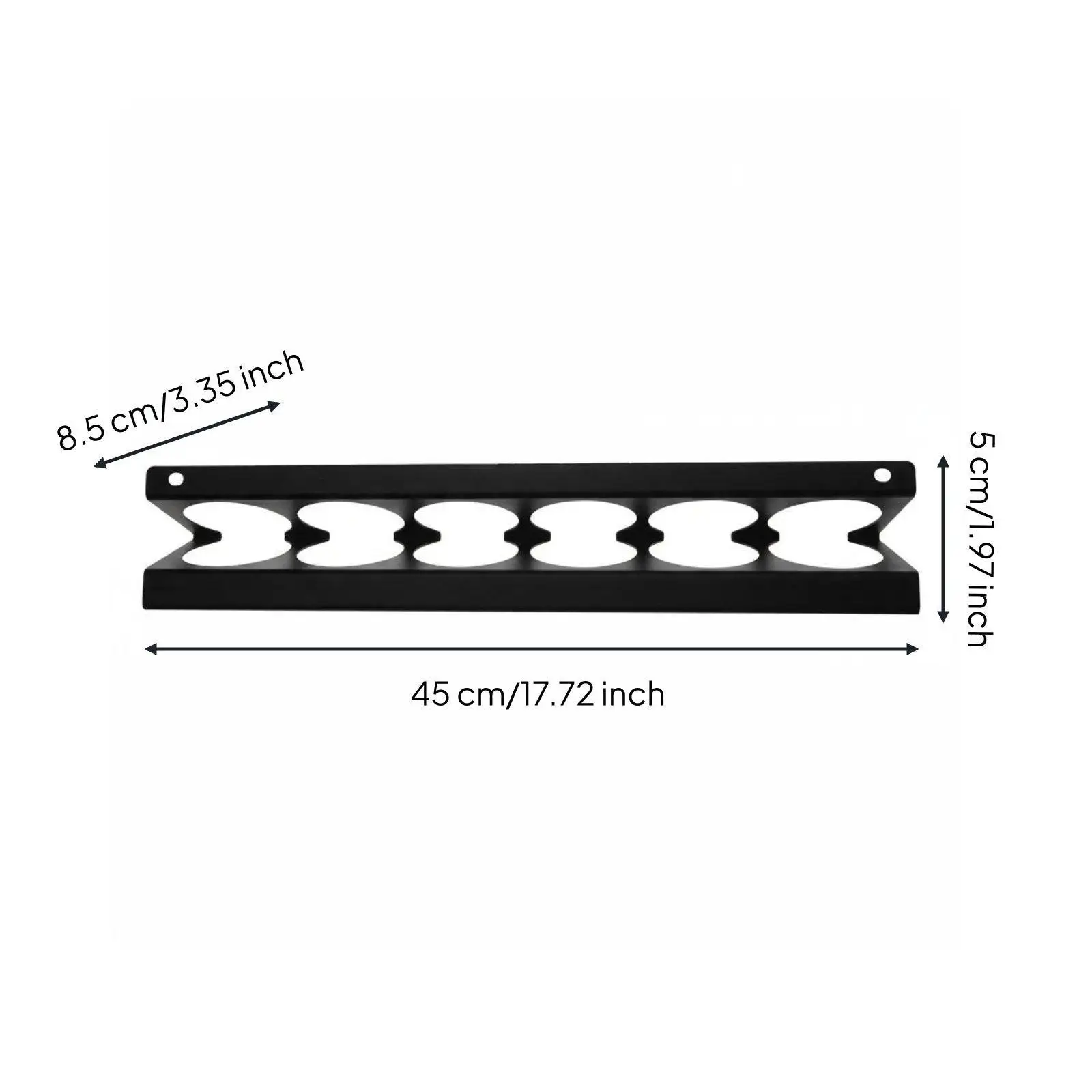 Wall Mounted Shelf Durable Organizer Iron Storage Solution Rack for Home Garage Cleaning Supplies and Tools