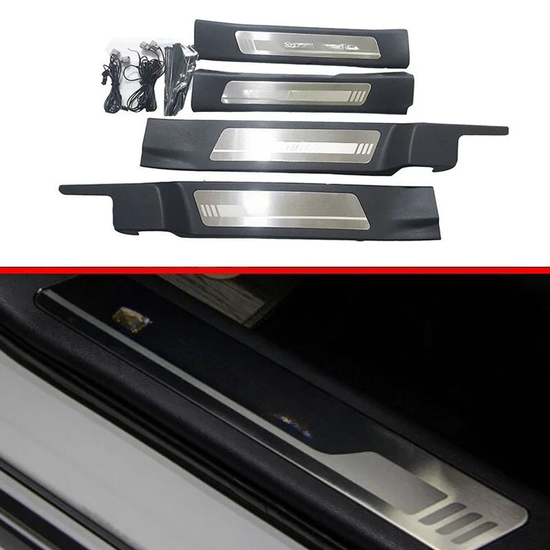 

Подходит для педали порога Toyota 23, порога Сенны, новая внутренняя полоса порога Сенны с подсветкой