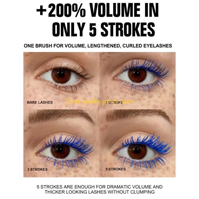M4ya colorato colorato mascara sfumato e impermeabile volumizzante e arricciatura per amante del trucco e professionisti