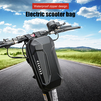 1PC 3L Electric Scooter Bag Double Zipper Large Capacity Universal Waterproof Electric Scooter Handlebar Bag for Kugoo M4