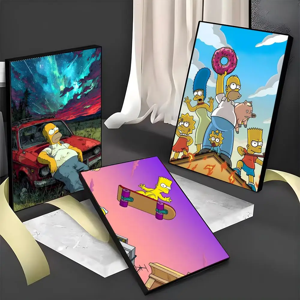 Anime T-The S-Simpsons Poster PC Hot Poster Art HD Canvas AAA Advanced Aesthetic Printing Paper Wall Art For Living Room Home De