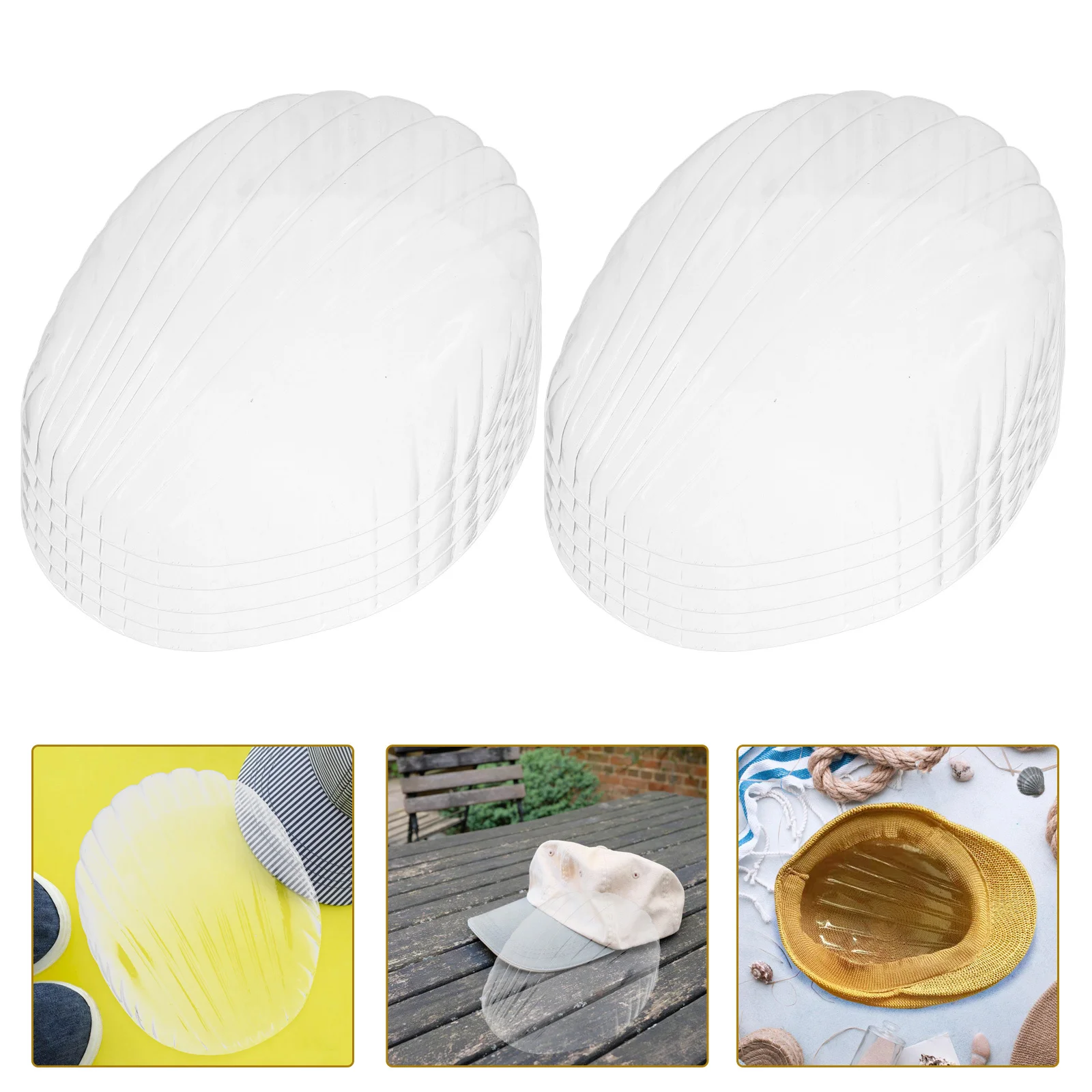 

20Pcs Hat Shaper High Durability Impact Resistance Aging Resistant Inner Holder for Various Hat Styles Baseball Cap Insert