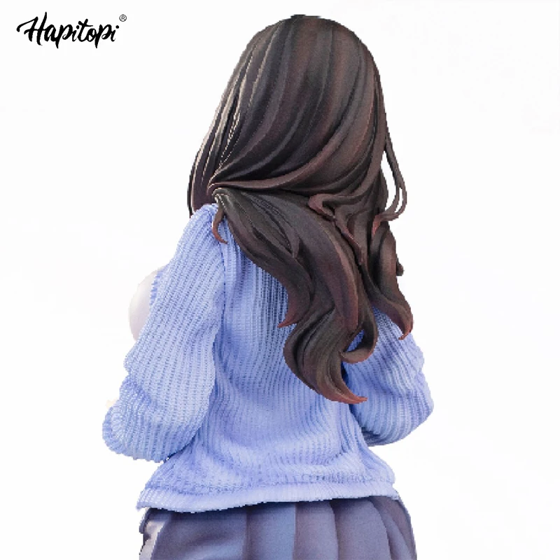 Hapitopi oryginalna oryginalna seksowna dziewczyna Anime siostra łazienka 27.5cm podążając za oczami termochromowa farba Model figurka zabawka prezent