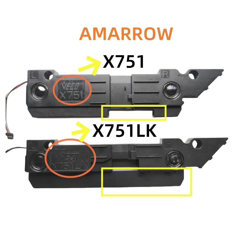 New original Laptop Fix Speaker for ASUS X751LK X751LAV X751L Built-in Speaker