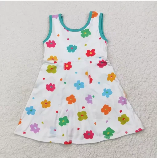 رائجة البيع طفل رضيع طول الركبة الأشرطة فستان أطفال تنورة السراويل ملابس اليوغا طفلة نشط هالوين الانحناء كشكش الملابس #2