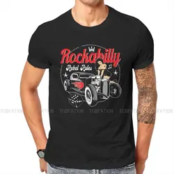 Rockabilly Music Hot Rod Sock Hop Dance Vintage Rock and Roll Essential T Shirt Vintage Cotton Men Tees Harajuku Crewneck TShirt