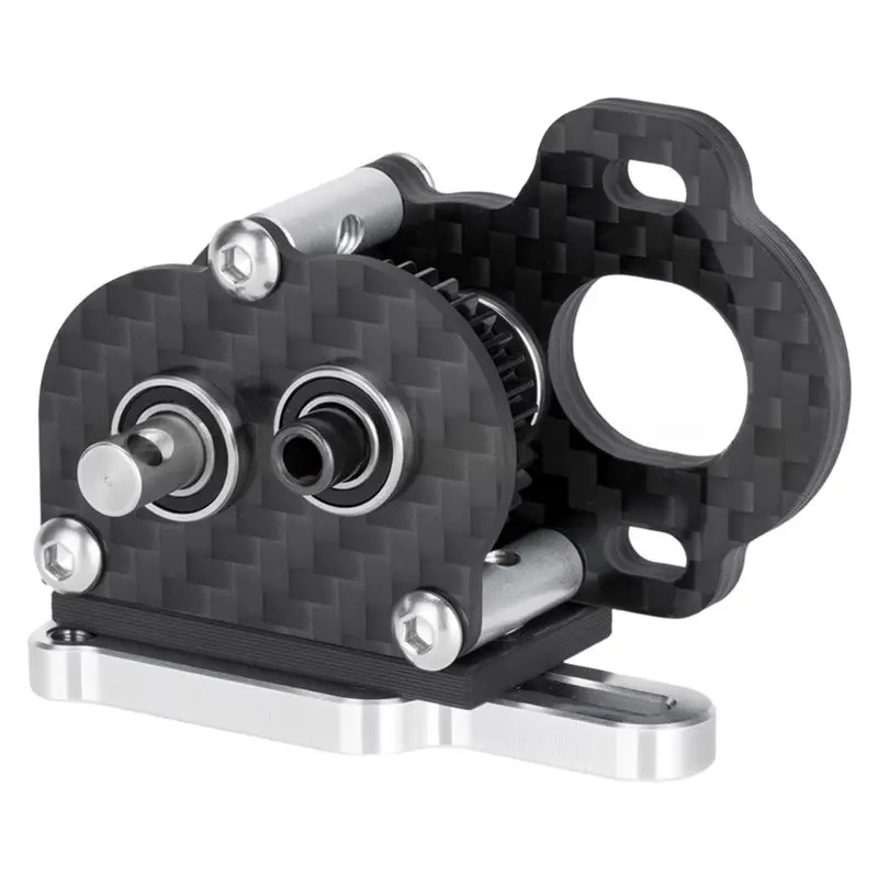 WOWFU - Boîte de vitesses ultralégère en fibre de carbone pour châssis 1/10 NOD 48P LCG, pièces de mise à niveau pour voiture RC Crawler, côté droit