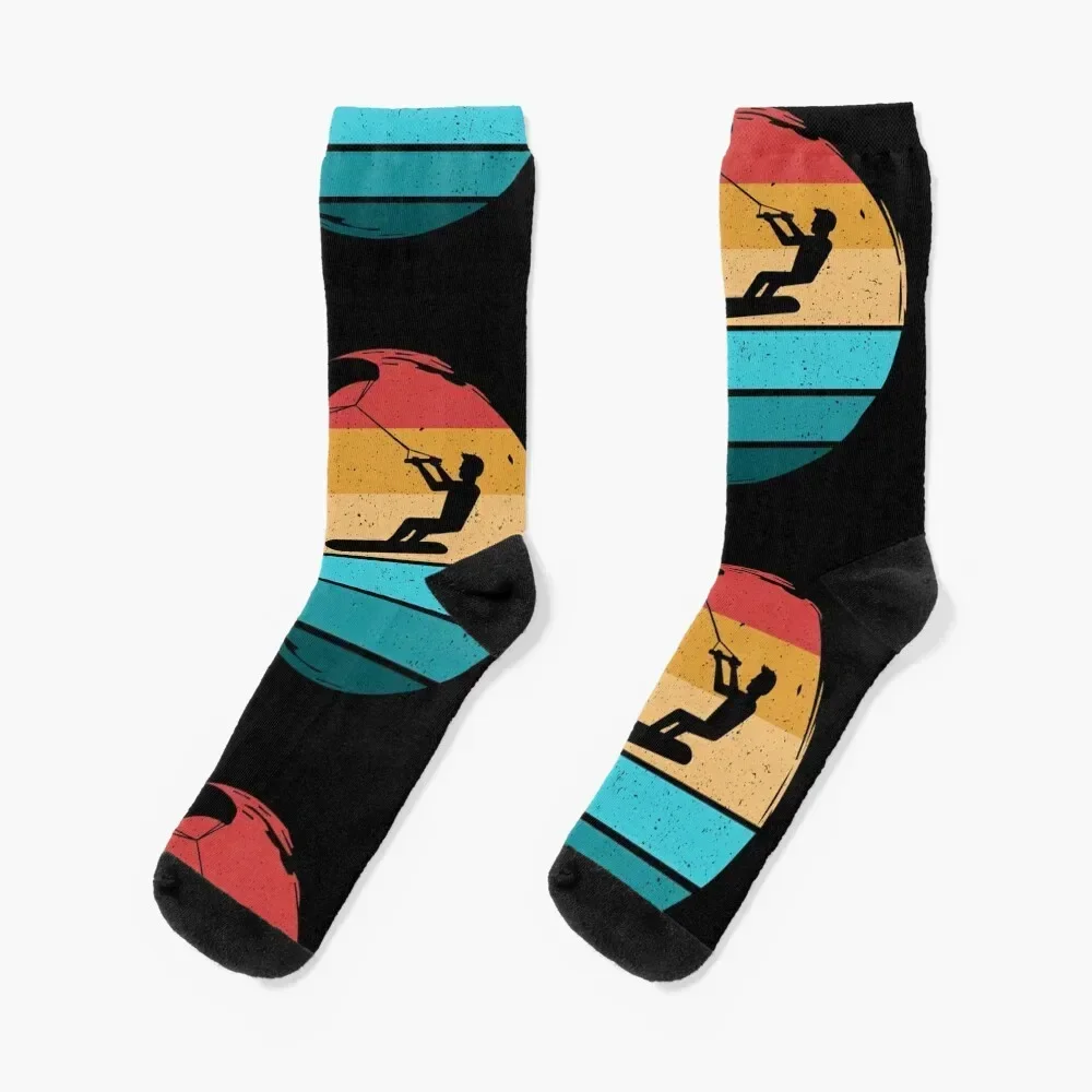 Kiteboarding colorful kitesurfing water sport gift Socks Running Rugby Men's Socks Girl Men's