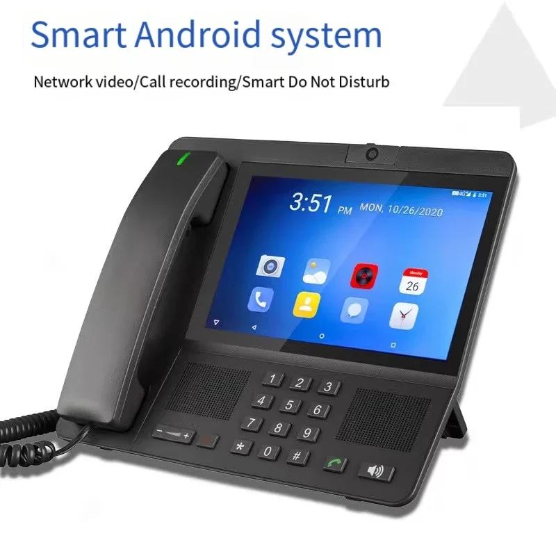 Full Netcom 4G + 64G smart card, video phone mobile Unicom touch screen wireless landline multi-language