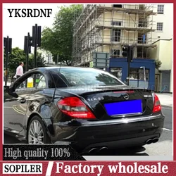 For Benz SLK R171 Rear Trunk Lip Spoiler Boot Wings For Benz SLK 200 SLK 35 Class R171 2005-2010 ABS Car Styling