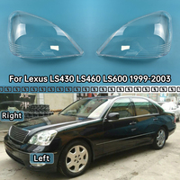 For Lexus LS430 LS460 LS600 1999-2003 Headlamp Transparent Shell Lampshade Lamp Shade Front Headlight Cover Lens Plexiglass