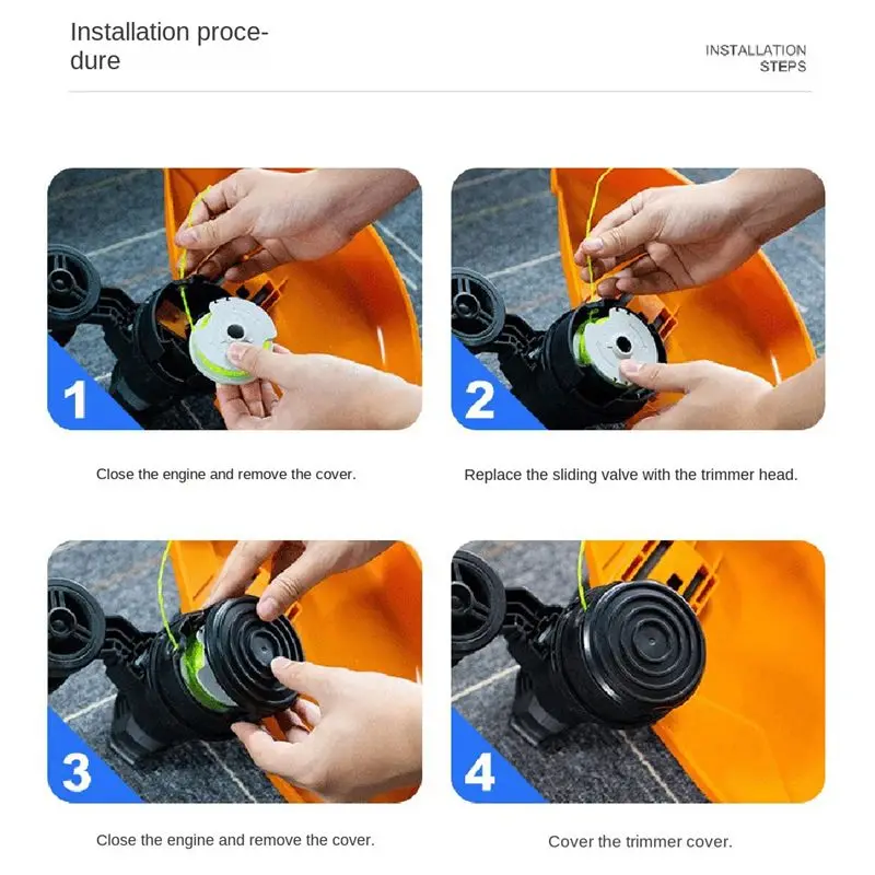 

A23PBG 12 Pack Worx Mowing Accessories WA0014/WA0037 Replacement Spools Grass Rope Mowing Line