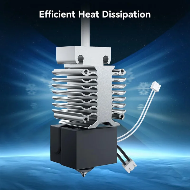 

Практичный для Ender-3 V3 SE Hotend с заменой сопла 0,4/0,6 мм, комплект Hotend для 3D-принтера, высокоскоростной нагревательный блок