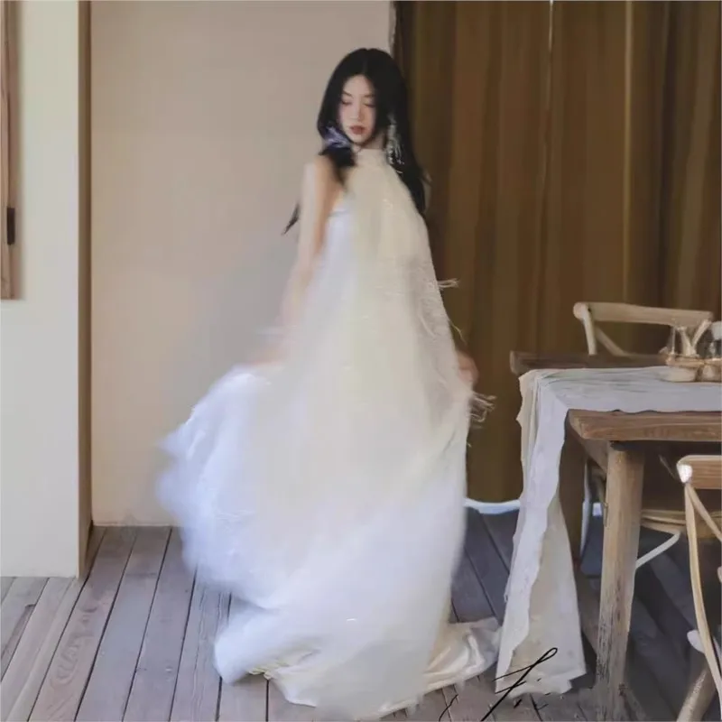 

A new Chinese-style morning dress with photography feel niche and light