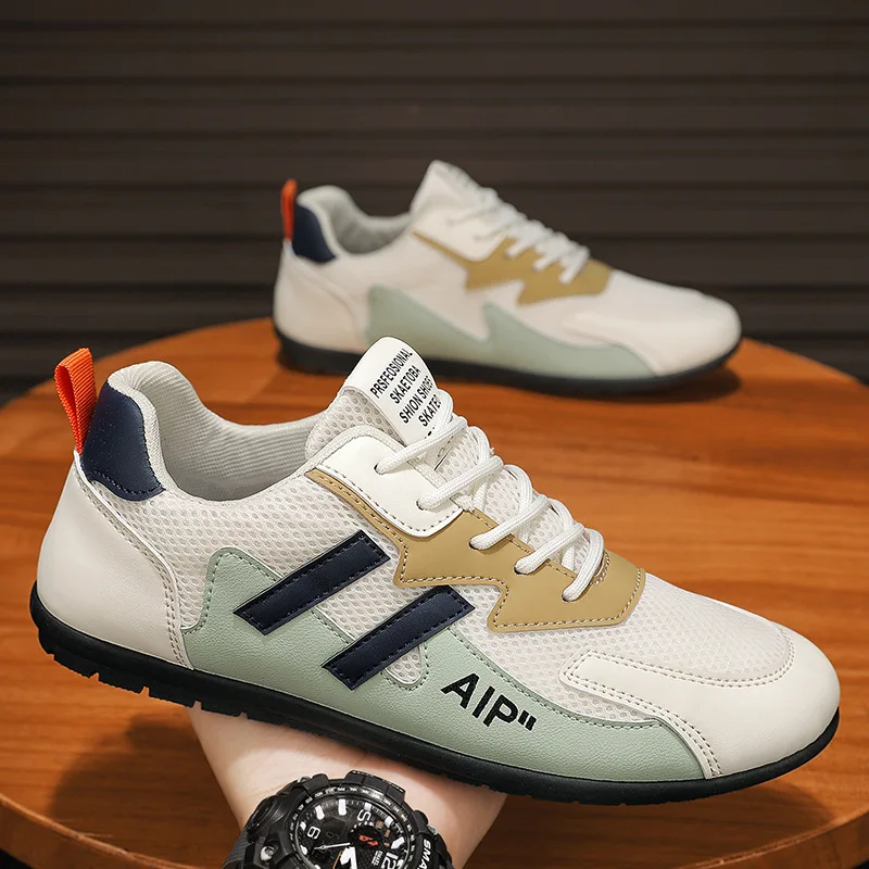 Mens Shoes 2024 New Casual Flats Man\'s Spring Driving Flats Breathable Sport Fashion Sneakers Lightweight Loafers for Male
