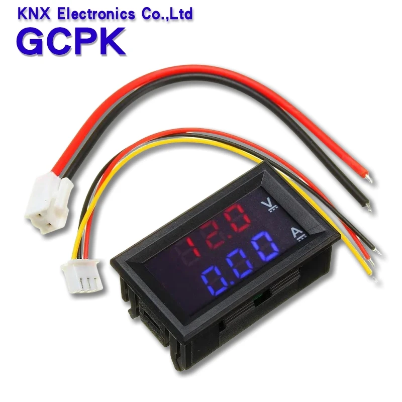 Mini Digital Voltmeter Ammeter DC 100V 10A Panel Amp Volt Voltage Current Meter Tester 0.56\