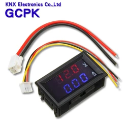 Mini Digital Voltmeter Ammeter DC 100V 10A Panel Amp Volt Voltage Current Meter Tester 0.56