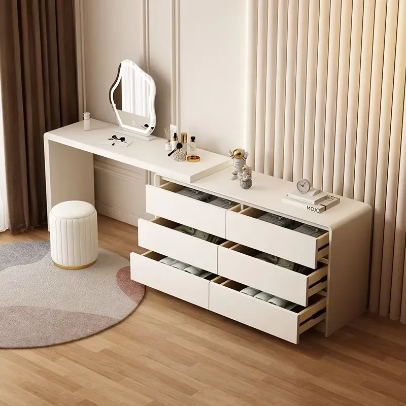 Led Gold Mini Child 1 Piece Girl Glass Vintage Vanity Mirror Small Design Makeup Dressing Table for Bedroom