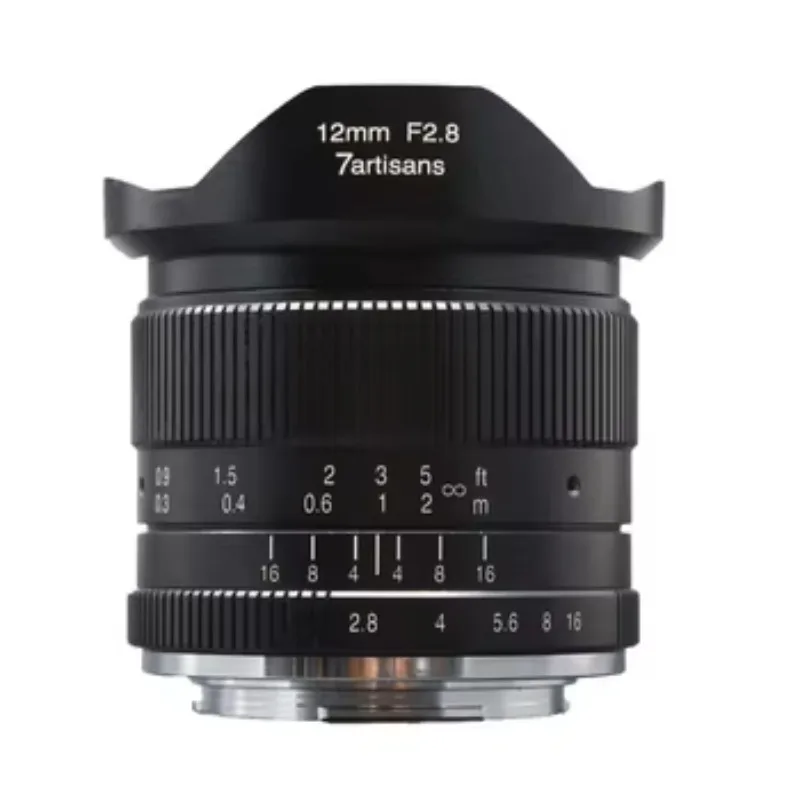 

NEW 7artisans 12mm F2.8 Camera Lens Ultra Wide Angle Micro Single Prime Lens for Canon for for Oympus E-mount Lens Macro