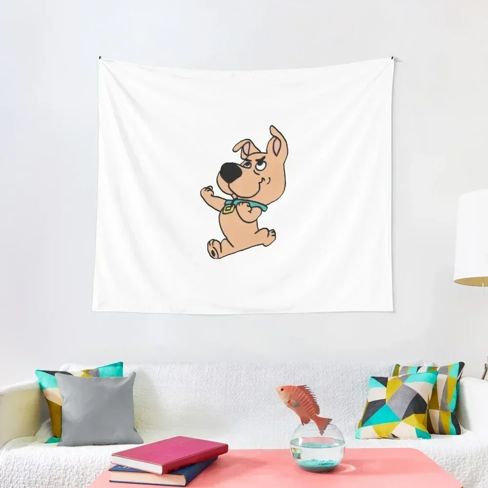 scrappy doo fists outlined Tapestry Outdoor Decor Decoration Wall Tapestry