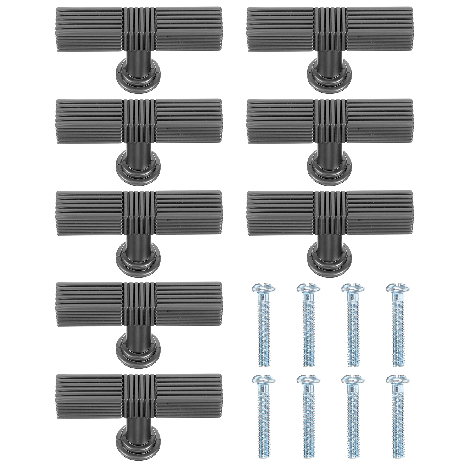 

8pcs Cabinet H les Nickel Finish Single Hole Dresser Knobs Zinc Alloy Drawer Pulls Furniture Hardware Wardrobe Closet Door