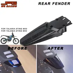 For TALARIA Sting Rear Fender Mudguard Motorcycle Accessories Rear Splash Guard Carbon Fiber Pattern for TALARIA Sting MX3 MX4