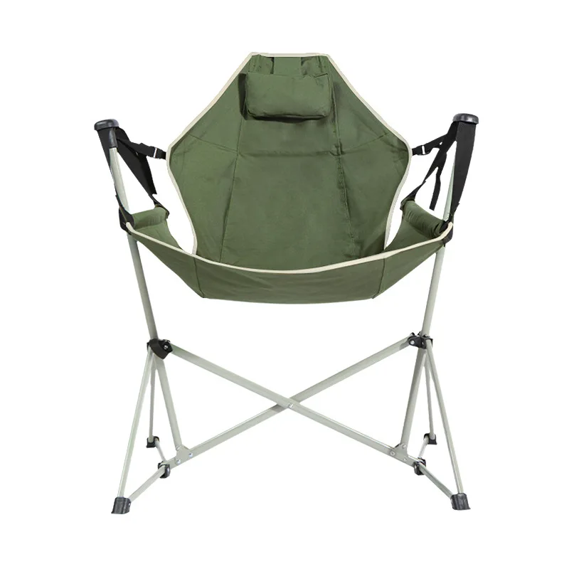 

Outdoor Portable Camping Rocking Chair Folding Beach Chair Moon Chair Household