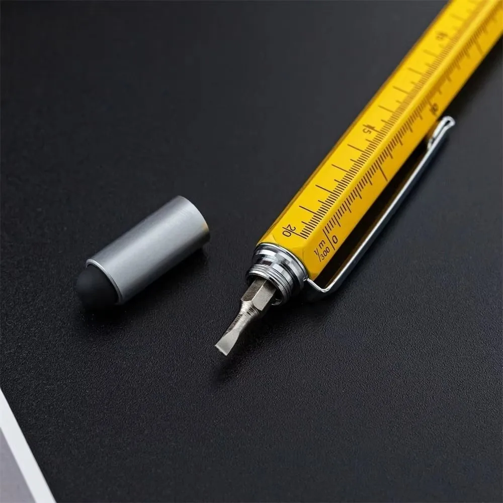 Stylo tournevis multifonction en métal, gravure laser, logo personnalisé, stylo à bille, fonction tournevis, stylo multifonction, papeterie