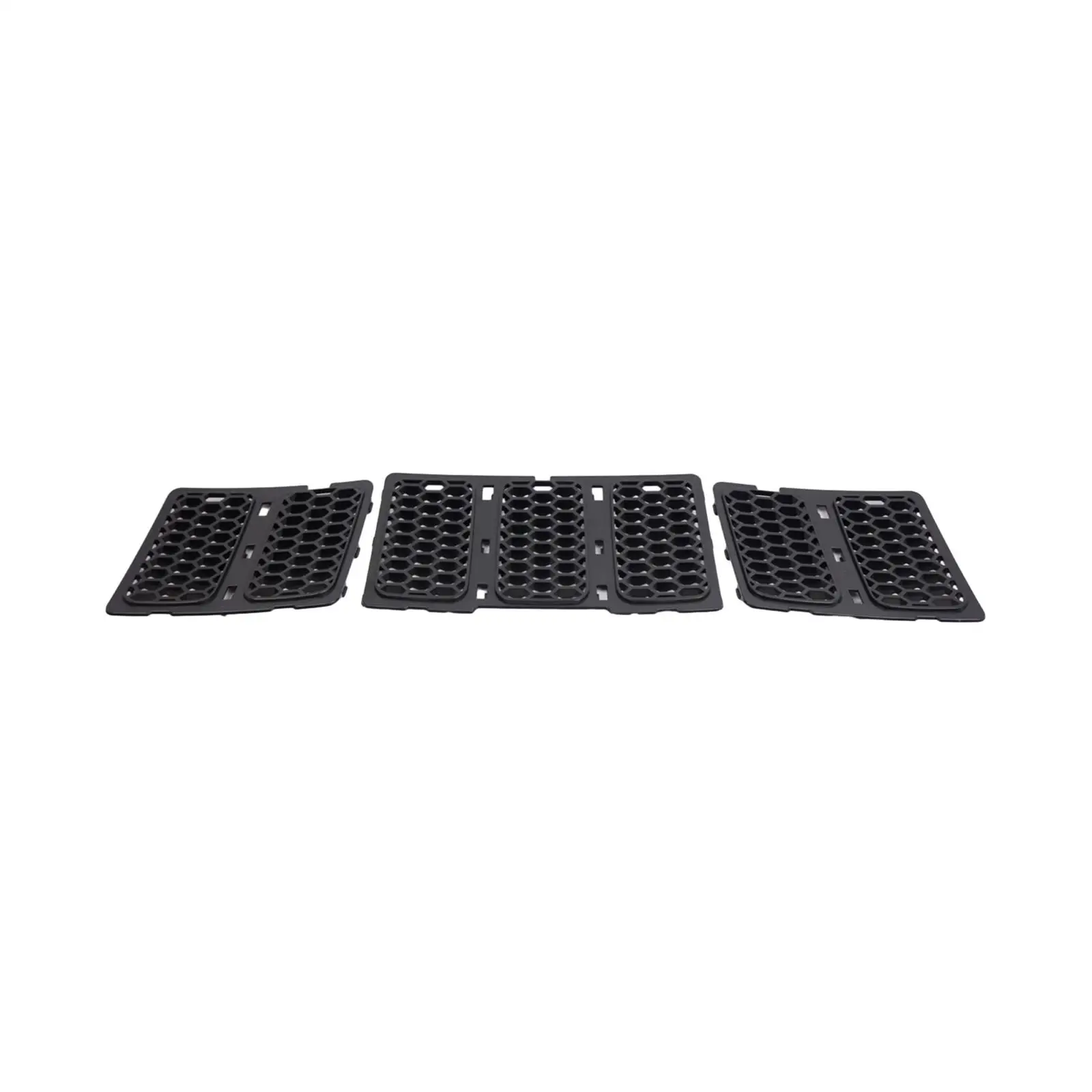 

3 Pieces Honeycomb Grille Inserts 68143073AC 68143074AD Black High Performance for Jeep Grand Cherokee 2014-2016 Accessory
