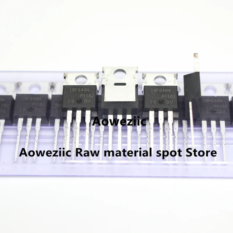 Aoweziic 2021+   10pcs 100% New Imported Original  IRF640N IRF640NPBF TO-220 N-Channel MOSFET 200V 18A