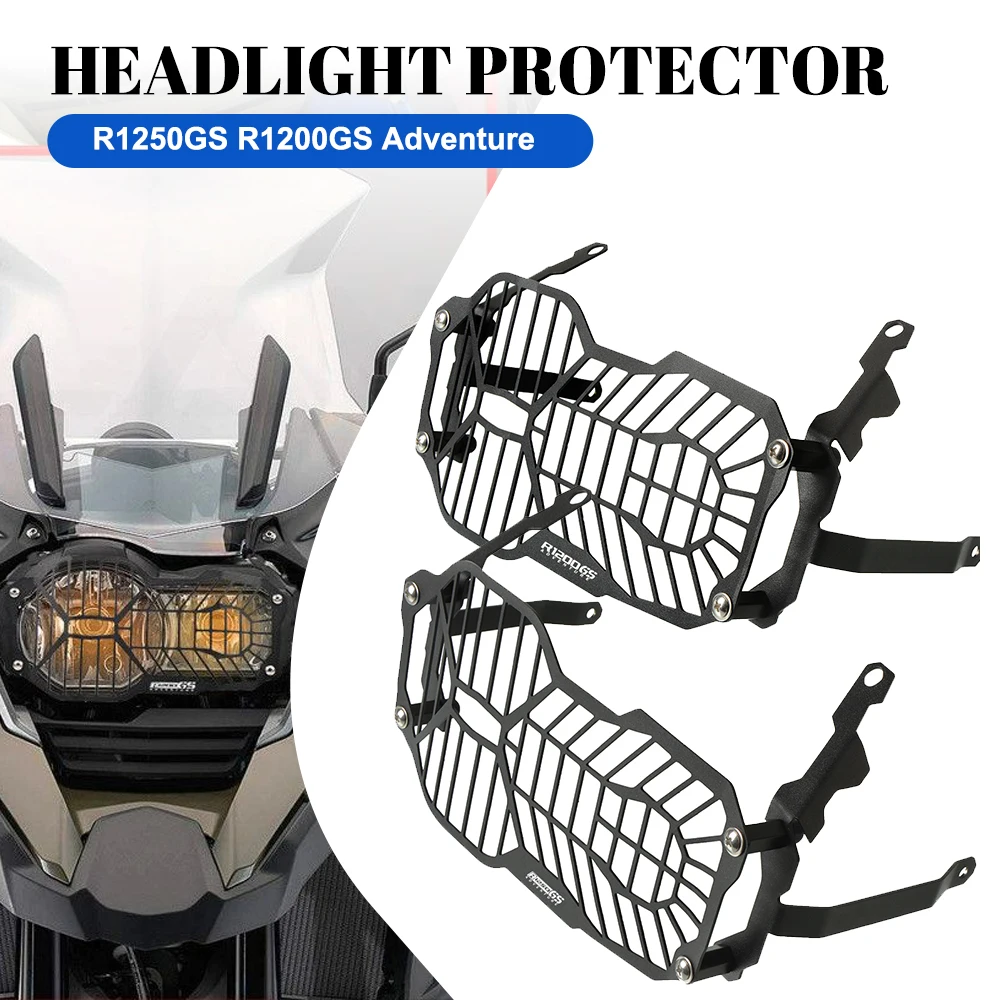

For BMW R1200GS R1250GS 2013-2022 Front Headlight Grille Cover Light Cover Mesh R 1200 GS Adventure Grill Motorcycle Accessories