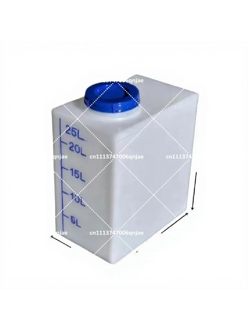 Food Grade Thick Wall Vertical Narrow PE Water Storage Barrel Fish Farming Dosing Container Flat Design for Home