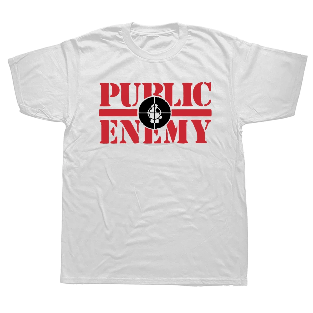 Funny Public Enemy Graphic Printed T Shirts Casual Fashion Cotton Streetwear Short Sleeve Summer Men Large Size T shirt