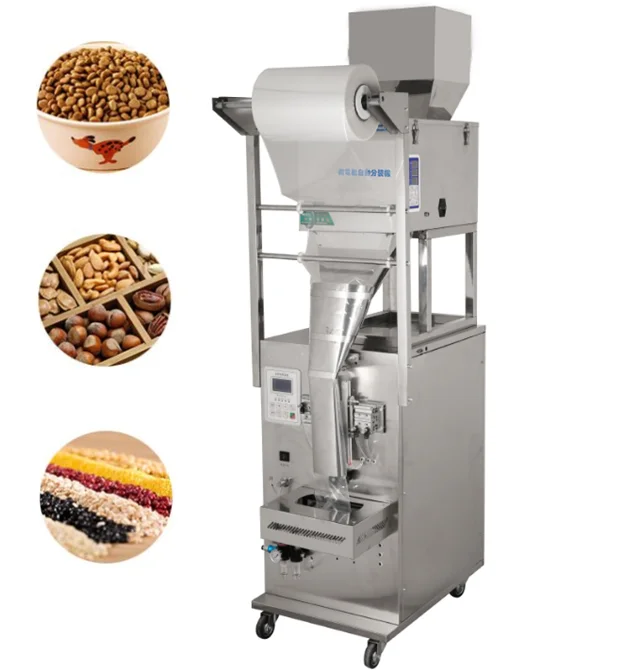 High-Accuracy Automatic Filling Sealing Rice Sugar Packing Machine for Film/Cartons Big Food Grain Beans Powder Spices Dried
