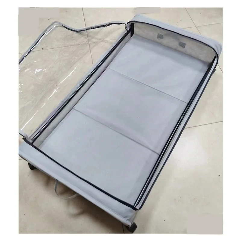 صندوق تخزين مضاد للغبار من أمازون عبر الحدود تحت السرير مع رف تخزين داخلي من Gurney صندوق تخزين أحذية بسيط للملابس #4