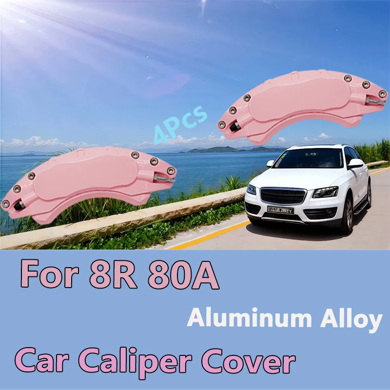 

For Audi 8R 80A Car Brake Caliper Cover Aluminum Alloy Metal Kit Fit Rim 18" 18 Inch 2010-2025