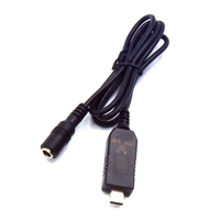 USB-C Power Bank 8.4V Adapter DC Female for Male Spring Cable Dummy Battery DMW-BLF19 DCC12 BLC12 DCC8 NP-FW50 FZ100 LP-E6 DR-E6
