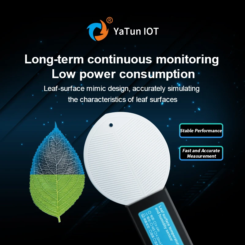 Leaf temperature and humidity sensor Water transmitter Measurement Humidity detector