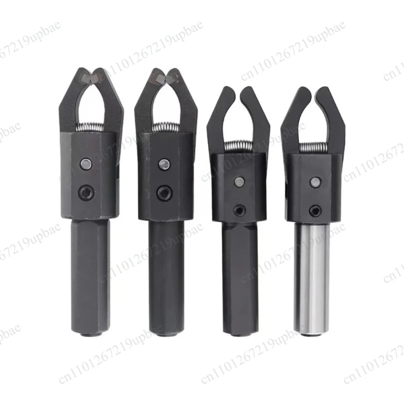 Round Shank Automatic Bar Puller Tungsten Carbide Tip Electric Gripper for CNC Lathe Tool Magazine