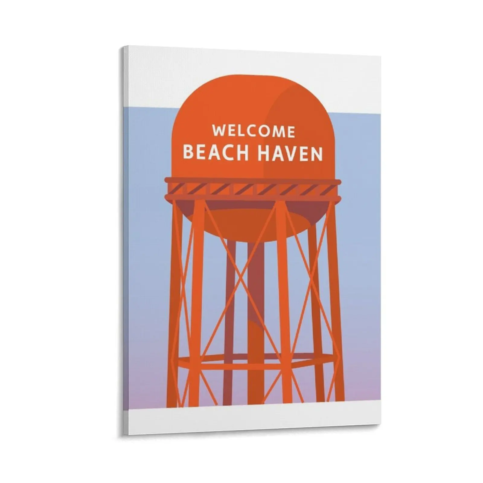 

Beach Haven Water Tower Canvas Painting Home decoration Picture on the wall bedrooms decor