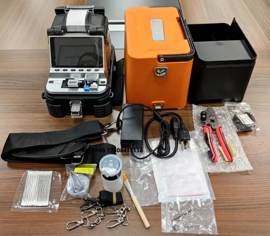 

Original Single Fire AI-10A AI-20A Fiber Fusion Machine Splicer Fast Welding Fiber Optical Splicer Fusion
