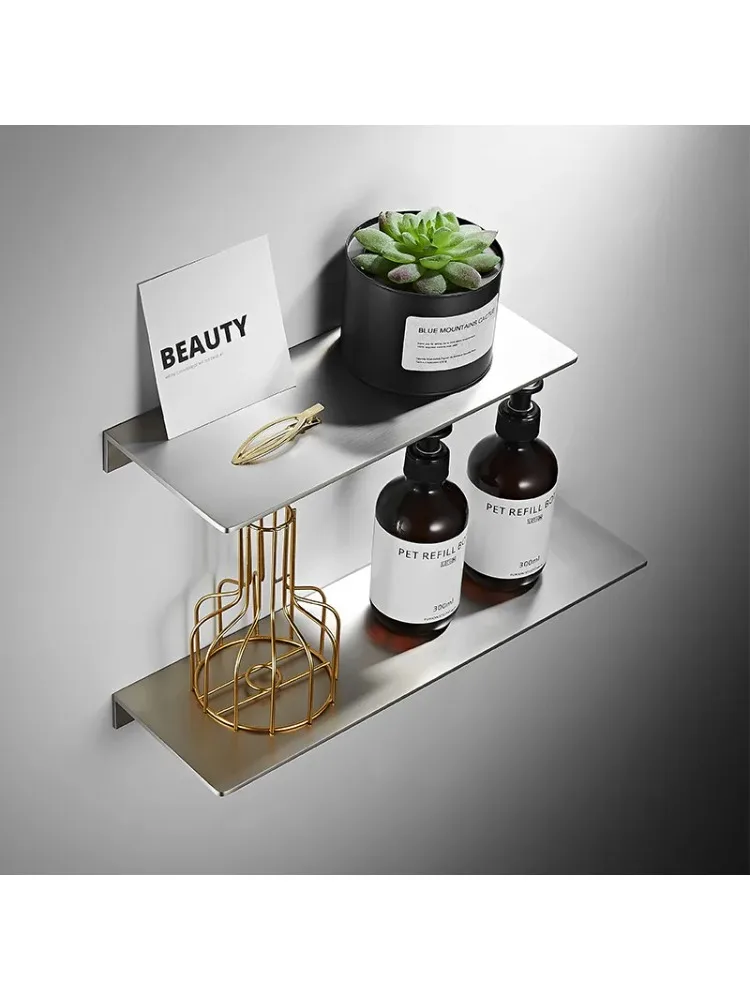 

Черная/хромированная полка для ванной комнаты, утолщенные угловые полки из нержавеющей стали, вешалка для полотенец, держатель для шампуня, кухонная полка для хранения 20/30/40/50 см