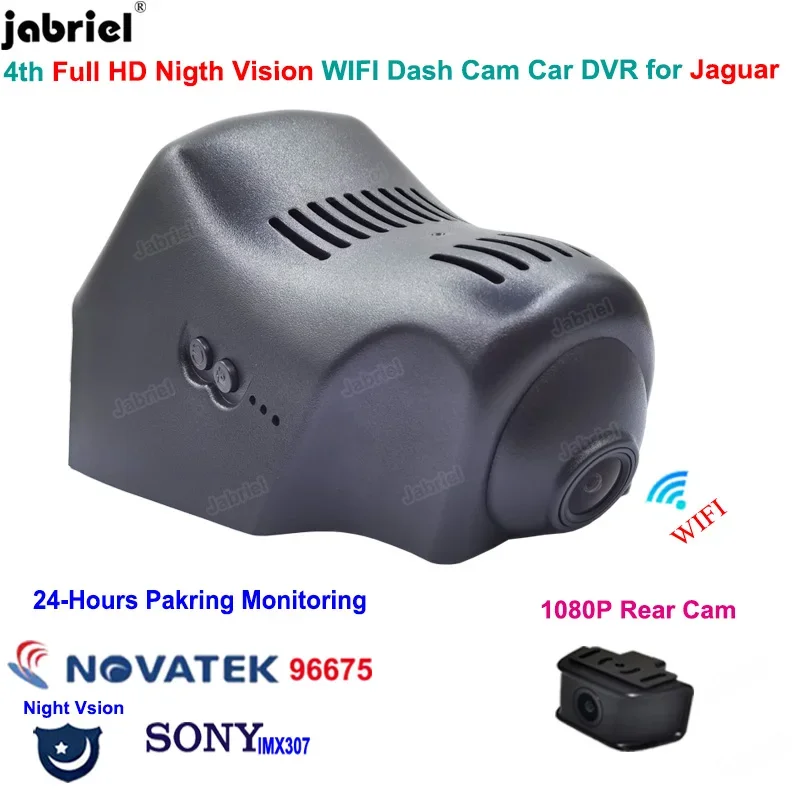 

Full HD Wifi Night Vision Car Dvr Dash Cam Camera 24H For Jaguar XJ XJR 2016 2017 for Jaguar F-Type 2014 2015 2016 2017 2018