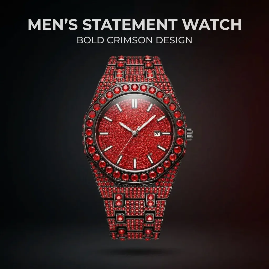 Luxury and exquisite men's watches, multi-dimensional straps, a must-have for parties and festivals