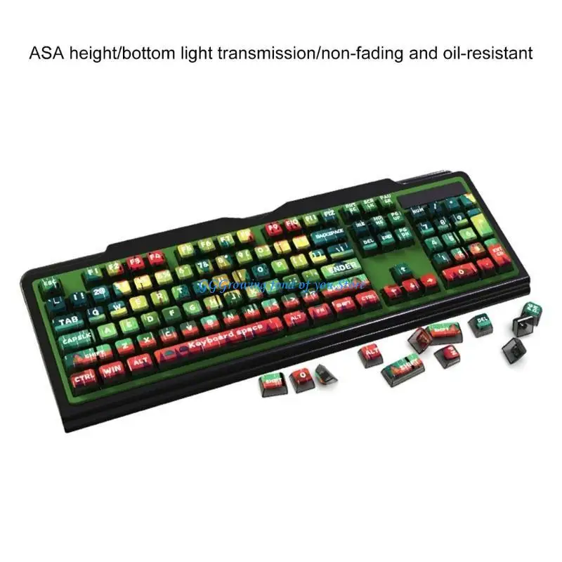 

H9EB подсвеченная клавиша для 116 клочков Profile Abramelon Transluclound Keycap набор