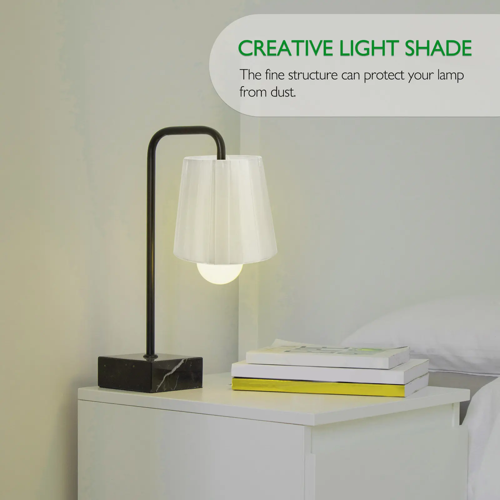 

1Pcs Elegant Cloth Craft Lampshade for Table Floor Lamp Decorative Light Diffuser Warm Mood Lighting Home Bedroom Decor Lamp