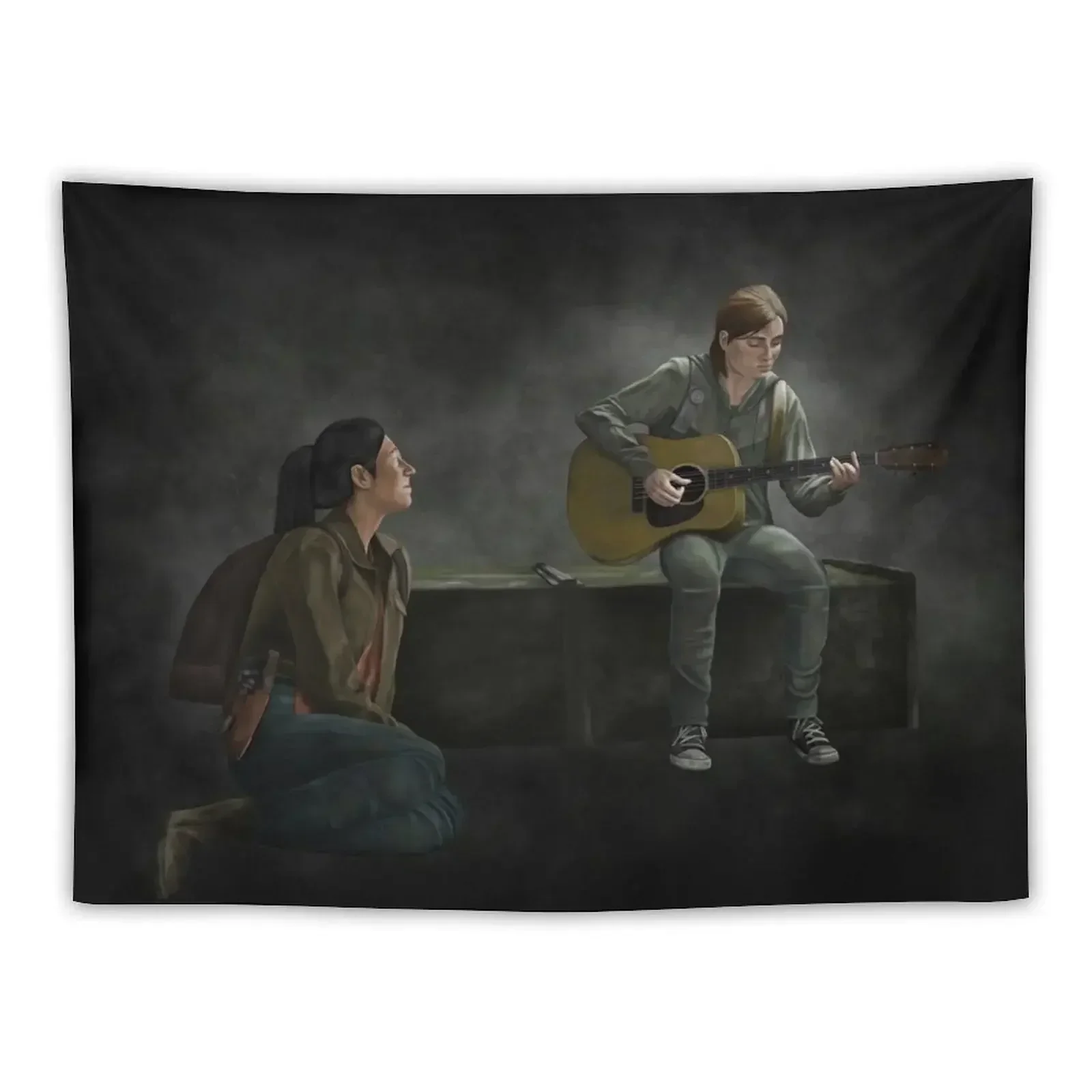 The Last of Us Ellie and Dina Tapestry Aesthetic Room Decor Bedroom Decoration Tapestry