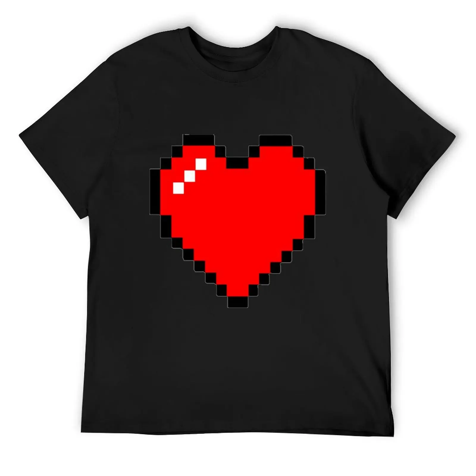 

Love Heart T-Shirt boys whites rapper graphic tees summer shirt baggy shirts men clothes